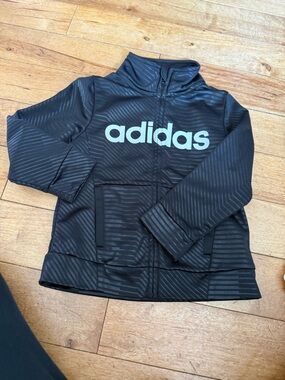adidas Kids Black Zipup